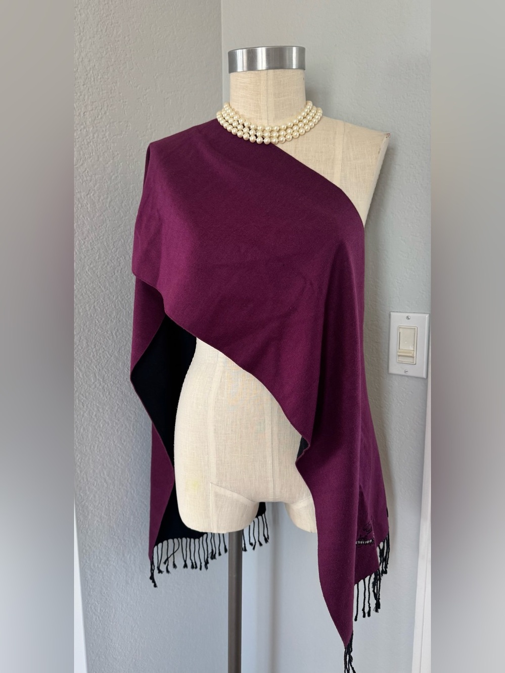 100% Silk English Laundry Scarf 32”x12”